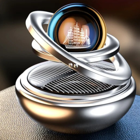 Diffuseur De Parfum Pour Voiture – Énergie Solaire Intelligente