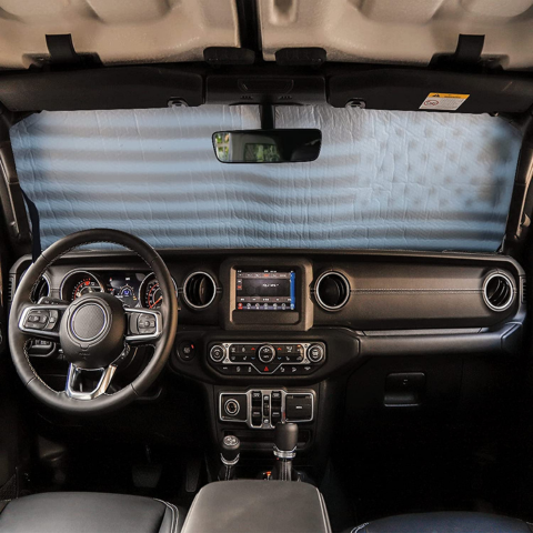 Windshield Sunshade American Flag — Unique Style And Heat Protection