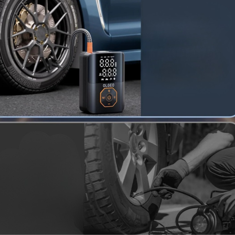 Mini auto kompresor s nabíjateľnou batériou – výkon 18000mAh