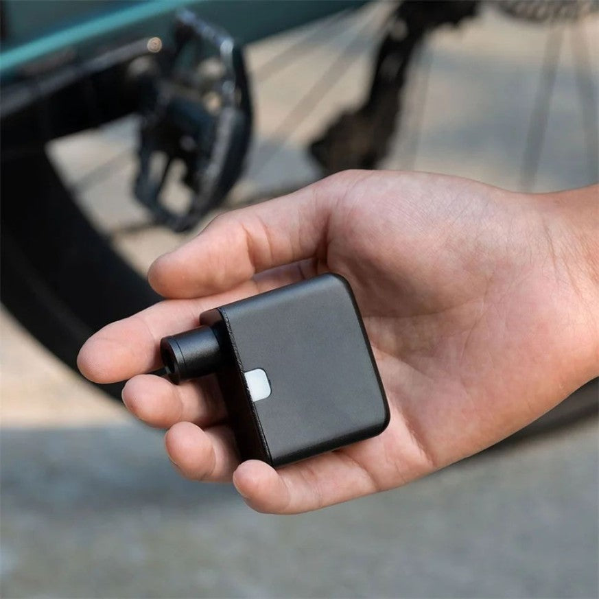 Oppladbar elektrisk minisykkelpumpe - enkel og praktisk i bruk