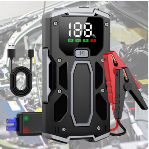 Booster De Batterie 3000A – Démarrage Instantané Et Recharge Mobile