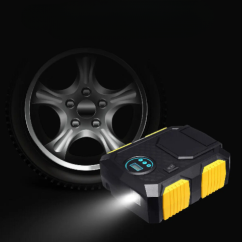 Compressore d'aria portatile 12V – Gonfiaggio rapido e senza sforzo