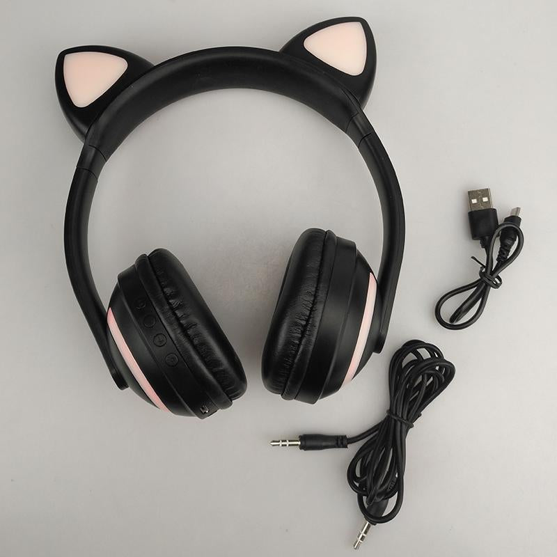 Φωτεινά ακουστικά Bluetooth Cat Ears - Άνετη ακρόαση & πρωτότυπο στυλ