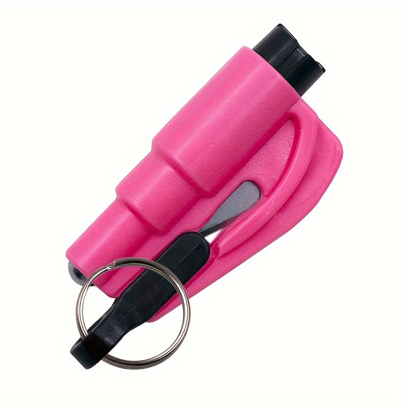 Compact Security Tool — Window Breaker & Seat Belt Cutter