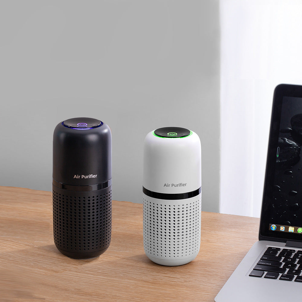 Purificator de Aer pentru Mașină Portabil – Ionizator Silențios & Reîncărcabil USB