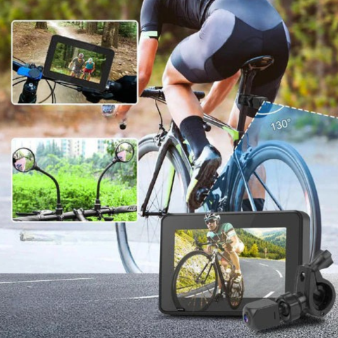 Digitálne spätné zrkadlo na bicykel — Zvýšená bezpečnosť v premávke