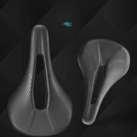 Ultralichte Fietsstoel Met Geprinte Structuur — Comfort En Prestatie