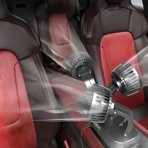 Μίνι Αερόψυκας Τριπλής Κεφαλής – Ιδανική Δροσιά στο Αυτοκίνητο