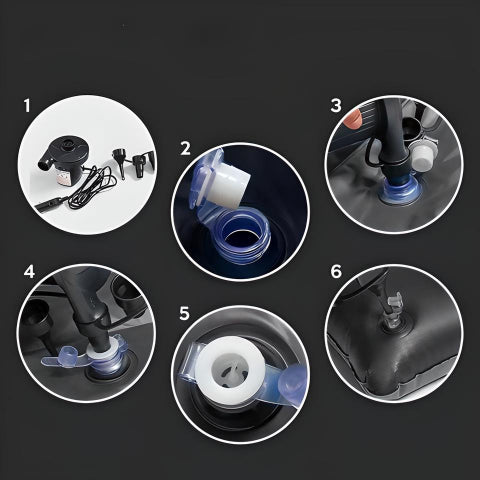 Αερόστρωμα Για Πίσω Καθίσματα Αυτοκινήτου – Πρακτικό Και Εύκολο Στη Συναρμολόγηση