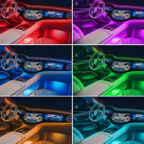 Auto LED-strips – RGB-interieurverlichting