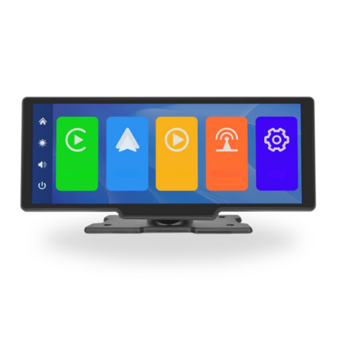 Ekran multimedialny samochodu — bezprzewodowa łączność i inteligentna nawigacja