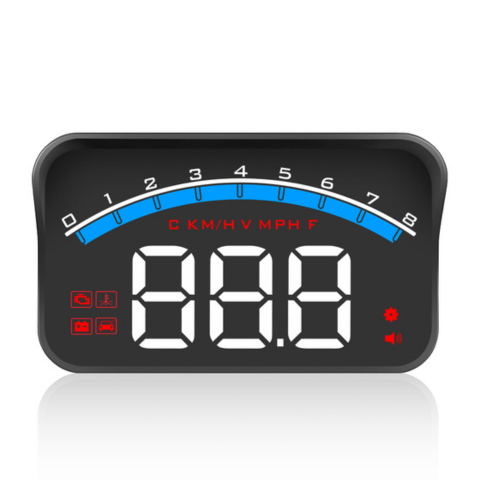 Digitalt tæller til forruden — Sikker kørsel og visuel komfort