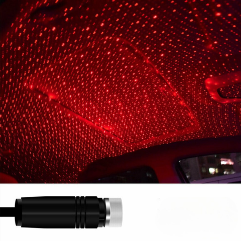 Oświetlenie LED Gwiezdne Do Dachu Samochodu — Magiczna Nocna Atmosfera