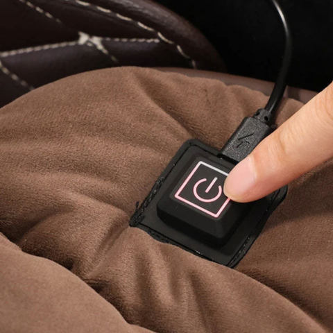 Θερμαινόμενο Μαξιλάρι Αυτοκινήτου USB — Άνεση Και Άμεση Θερμότητα