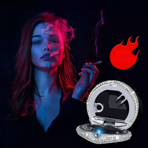 Loistava mini auton tuhkakuppi - tyylikäs muotoilu ja savun kestävä sulkeminen