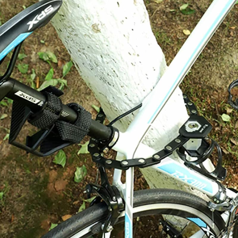 高セキュリティ自転車ロック — コンパクトで持ち運びが簡単