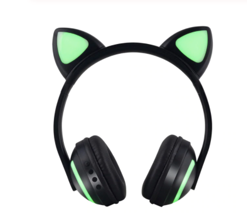 Φωτεινά ακουστικά Bluetooth Cat Ears - Άνετη ακρόαση & πρωτότυπο στυλ