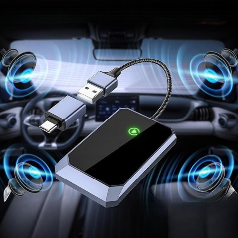 Trådløs CarPlay-adapter – Automatisk og rask tilkobling 