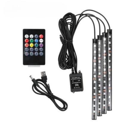 Binnen LED-strips met geluidsynchronisatie 