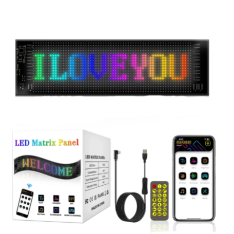 Flexibel LED-strip Programmerbar – Anpassade Ljusmeddelanden 