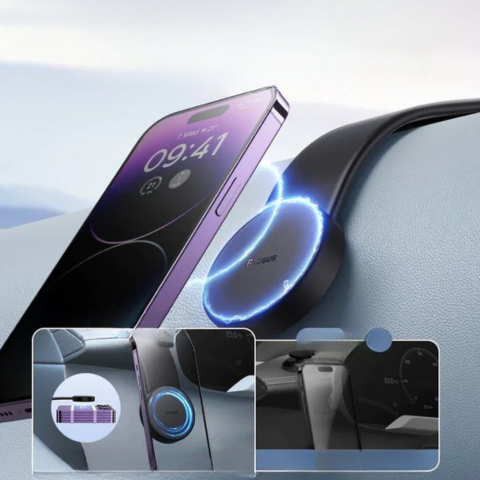 Chargeur Sans Fil Pour Voiture – Fixation Discrète Et Compatible Tous Modèles