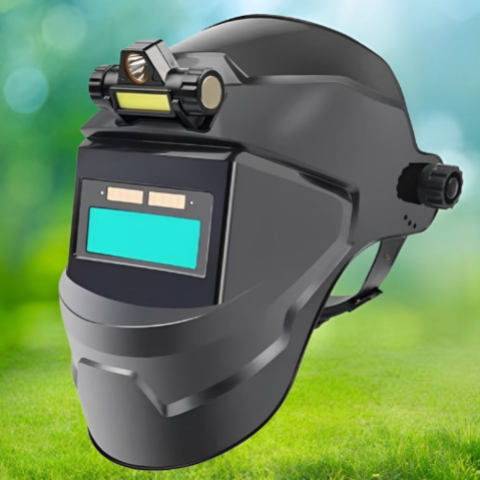 Masque De Soudage Auto-Obscurcissant Avec Lampe Frontale