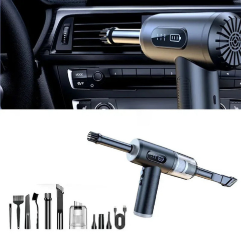 Bezdrôtový vysávač na auto — Silné čistenie a bezchybné upratovanie 