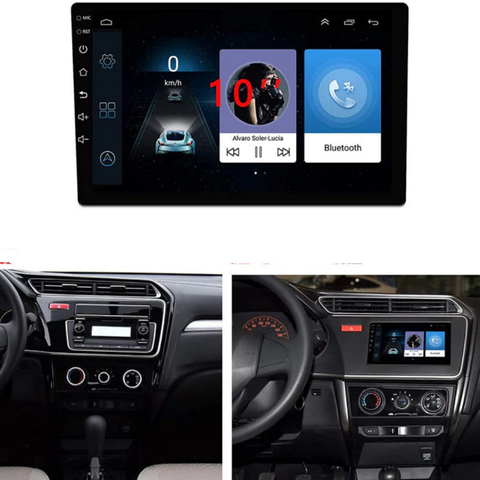 Radio samochodowe Android 10 cali – 2 DIN, GPS, WiFi, ekran odpinany 