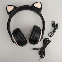Φωτεινά ακουστικά Bluetooth Cat Ears - Άνετη ακρόαση & πρωτότυπο στυλ