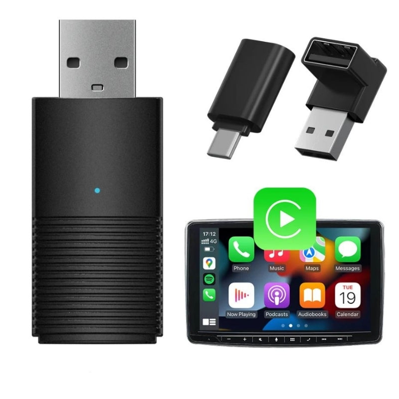 Trådløs CarPlay-adapter – Automatisk tilkobling for OEM-systemer 