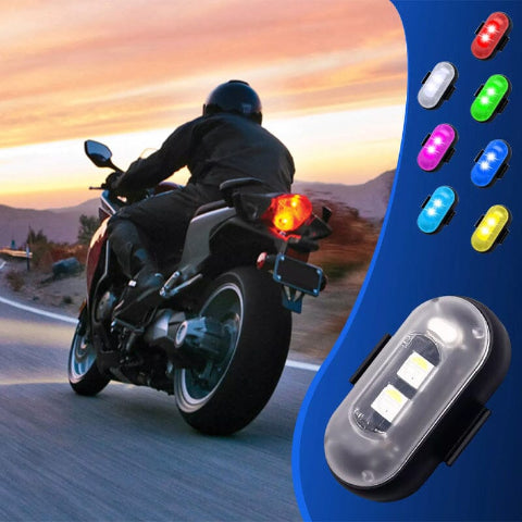 LED světlo proti kolizi – cyklistika a motocykly 
