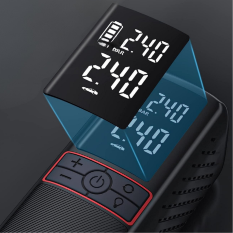 Compressore d'aria portatile 160PSI — Compatto e facile da trasportare 