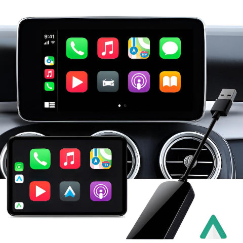 Uniwersalny bezprzewodowy adapter samochodowy — łatwy w użyciu CarPlay i Android Auto 