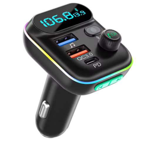 Bluetooth FM -lähetin autolle — Selkeät puhelut & langaton musiikki 