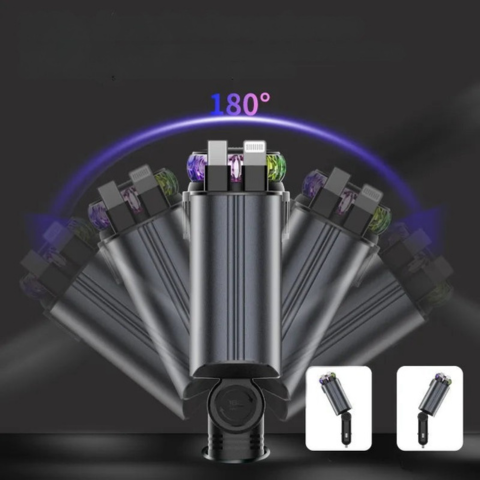 Multifunkční auto nabíječka — Rychlé nabíjení & Difuzér vůní 