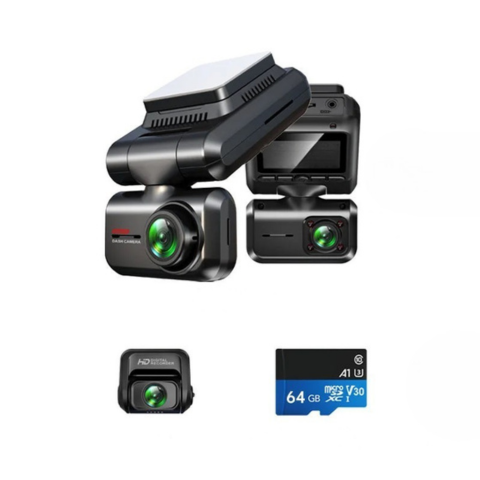 Dashcam Auto Ultra HD — Dubbele en Drievoudige Beveiligingscamera 