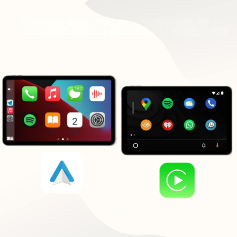 Multimedia-skjerm Bil — CarPlay & Android Auto Uten Trådløs 