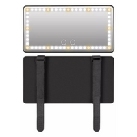 LED-spegel för solskydd i bilen – Justerbar och uppladdningsbar belysning 