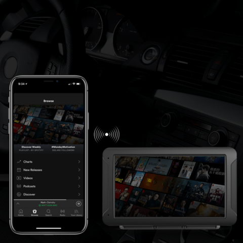 Multimediální systém automobilu – Navigace a zábava 
