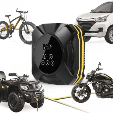 Mini-Luftkompressor – Ideal für Auto, Motorrad und Fahrrad 