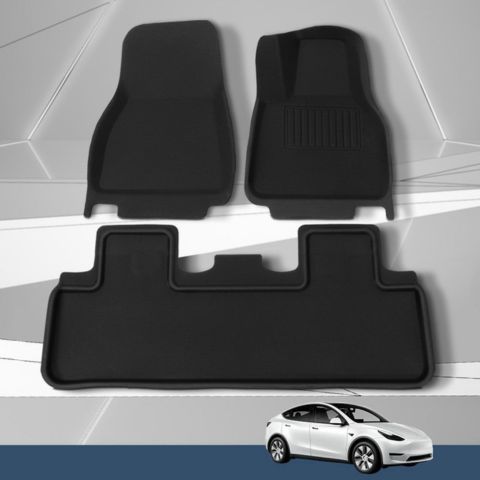 Προσαρμοσμένο Χαλί Δαπέδου για Tesla Model Y — Ολική Προστασία & Κομψός Σχεδιασμός 