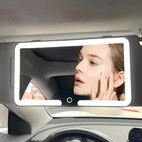 מראה רכב עם תאורת LED – רמות בהירות מתכווננות 