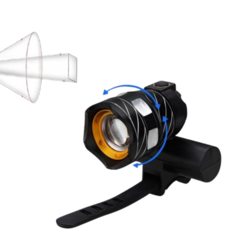פנס קדמי לאופניים LED — אור חזק ועמיד במים 