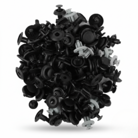 自動車用固定クリップ — 汎用プラスチック留め具 