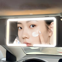 Καθρέφτης Αυτοκινήτου Με Φωτισμό LED – Ρυθμιζόμενα Επίπεδα Φωτεινότητας 