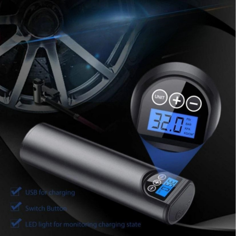Pompe À Pneu Portable – Gonflage Rapide Et Pratique