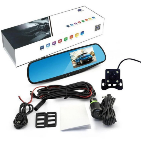 Kamera samochodowa z podwójnym obiektywem - ciągły monitoring i szeroki kąt widzenia