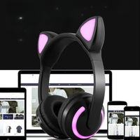 Φωτεινά ακουστικά Bluetooth Cat Ears - Άνετη ακρόαση & πρωτότυπο στυλ