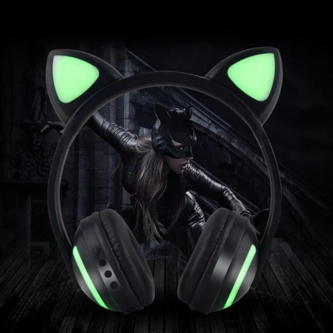 Φωτεινά ακουστικά Bluetooth Cat Ears - Άνετη ακρόαση & πρωτότυπο στυλ
