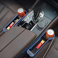 منظم مقاعد السيارة المزود بإضاءة LED - تخزين عملي وأجواء عصرية